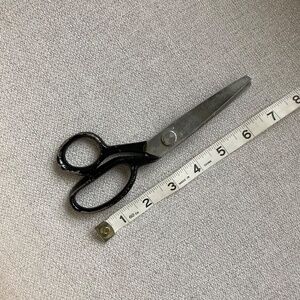 Vintage Pinking Shears and Vintage Sewing Buttons